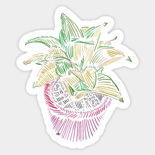 Potted Plant Sticker